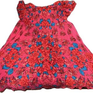 Free People Yara Floral Dress w Pockets euc Size L